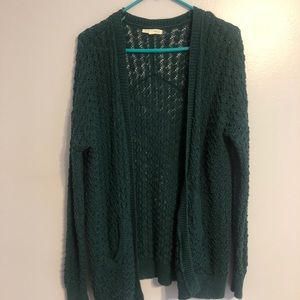 Green Knit Cardigan